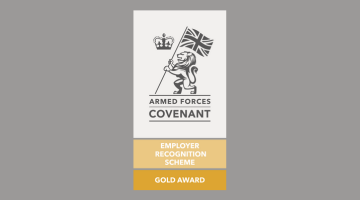 Gold award for support of the Armed Forces community at LJMU