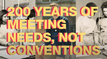 200 years of 'meeting needs not conventions'